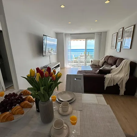 Horizonte 3 Charming With Breathtaking Sea View At First Line Of Appartement Fuengirola